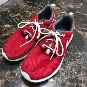 Nike red roshes